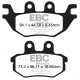 Brzdy EBC Moto EBC Brzdové obloženie FA686R | race-shop.sk