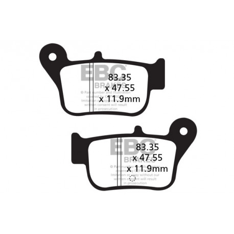 Brzdy EBC Moto EBC Brzdové obloženie SFA628HH | race-shop.sk