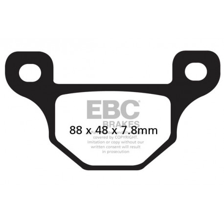 Brzdy EBC Moto EBC Parkovacia brzda FA481 | race-shop.sk