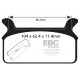Brzdy EBC Moto EBC Brzdové obloženie FA201 | race-shop.sk