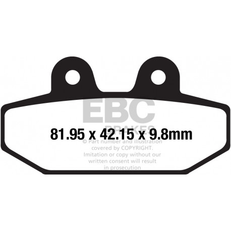Brzdy EBC Moto EBC Brzdové obloženie FA710V | race-shop.sk