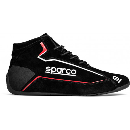 Topánky FIA pretekárske topánky Sparco SLALOM+, čierna/červená | race-shop.sk