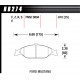 Brzdové dosky HAWK performance Predné brzdové dosky Hawk HB274E.610, Race, min-max 37°C-300°C | race-shop.sk