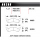Brzdové dosky HAWK performance Zadné brzdové dosky Hawk HB286Z.591, Street performance, min-max 37°C-350°C | race-shop.sk