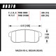 Brzdové dosky HAWK performance Zadné brzdové dosky Hawk HB378E.565, Race, min-max 37°C-300°C | race-shop.sk