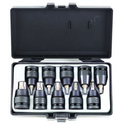 FORCE 1/2 - 10 dielna sada skrutkovačov TORX