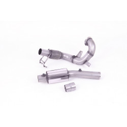 Zväčšený Downpipe bez katalyzátora Milltek Audi A1 40TFSI 5 2019-2021
