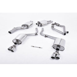 Cat-back Milltek výfuk pre Audi S4 3 Supercharged 2009-2012