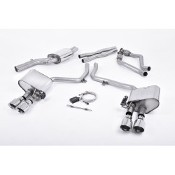Cat-back Milltek výfuk pre Audi S4 3 Supercharged 2012-2016