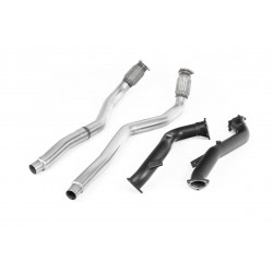 Zväčšený Downpipes and Cat Bypass Pipes Milltek Audi S6 4 TFSI 2012-2018