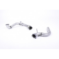 Zväčšený Downpipe bez katalyzátora Milltek Ford Fiesta Mk8 1.0T 2017-2019