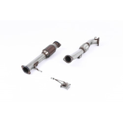 Zväčšený Downpipe so športovým katalyzátor Milltek Ford Focus MK2 RS 2009-2010