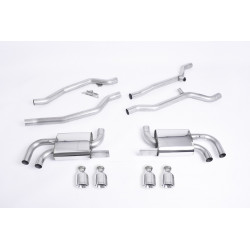 Cat-back Milltek výfuk pre Porsche Cayenne 958 Turbo 2010-2014