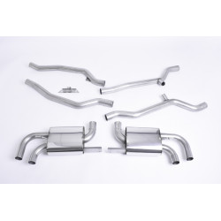 Cat-back Milltek výfuk pre Porsche Cayenne 958 Turbo 2010-2014
