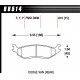 Brzdové dosky HAWK performance Zadné brzdové dosky Hawk HB514F.610, Street performance, min-max 37°C-370°C | race-shop.sk