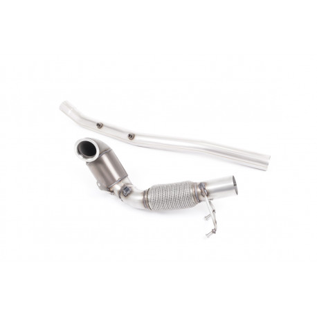 Výfukové systémy Milltek Zväčšený Downpipe so športovým katalyzátorom Milltek Seat Leon ST Cupra 2019-2021 | race-shop.sk