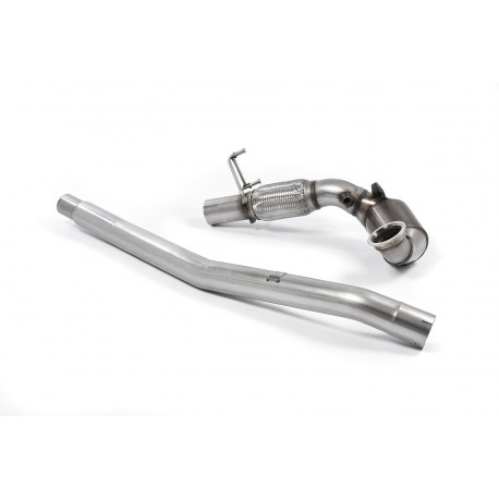 Výfukové systémy Milltek Zväčšený Downpipe so športovým katalyzátorom Milltek Volkswagen Golf MK7 R 2014-2016 | race-shop.sk