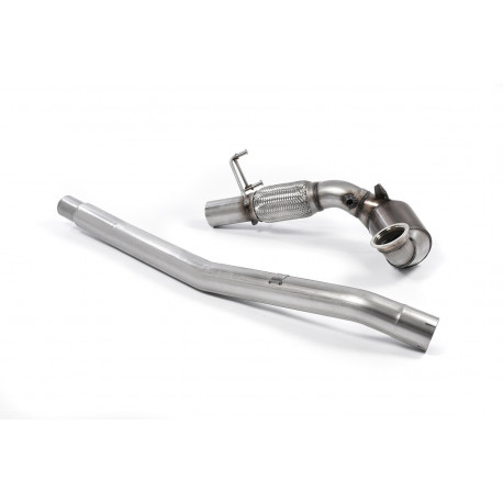 Výfukové systémy Milltek Zväčšený Downpipe so športovým katalyzátorom Milltek Volkswagen Golf MK7.5 GTi 2017-2018 | race-shop.sk