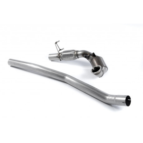 Výfukové systémy Milltek Zväčšený Downpipe so športovým katalyzátorom Milltek Volkswagen Golf MK7.5 GTi 2017-2018 | race-shop.sk