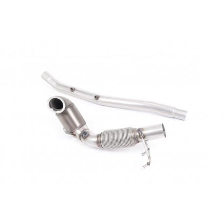 Výfukové systémy Milltek Zväčšený Downpipe so športovým katalyzátorom Milltek Volkswagen Golf Mk7.5 R 2019-2021 | race-shop.sk
