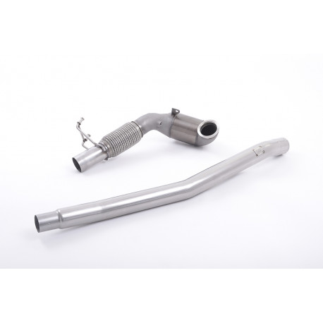 Výfukové systémy Milltek Zväčšený Downpipe so športovým katalyzátorom Milltek Volkswagen Golf Mk7.5 R 2017-2021 | race-shop.sk