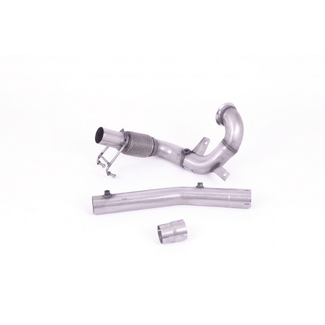 Výfukové systémy Milltek Zväčšený Downpipe bez katalyzátora Milltek Volkswagen Polo GTI 2 2019-2021 | race-shop.sk