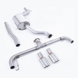 Cat-back Milltek výfuk pre Volkswagen Scirocco R 2009-2016