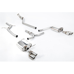 Cat-back Milltek výfuk pre Audi A4 2 TFSI 2008-2011