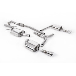 Cat-back Milltek výfuk pre Audi A5 Sportback 2 2009-2012