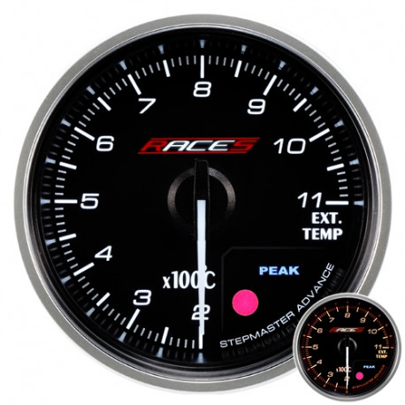 Budíky RACES PRO LINE Programovatelný budík RACES PRO Line - Teplota výfukových plynov | race-shop.sk