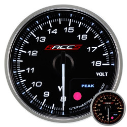 Programovatelný budík RACES PRO Line - Dobíjanie (voltmeter)