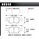Brzdové dosky HAWK performance Predné brzdové dosky Hawk HB546Z.654, Street performance, min-max 37°C-350°C | race-shop.sk