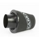 Univerzálne filtre Univerzálny športový vzduchový filter Ramair s ALU hrdlom (čierna/ strieborná) | race-shop.sk