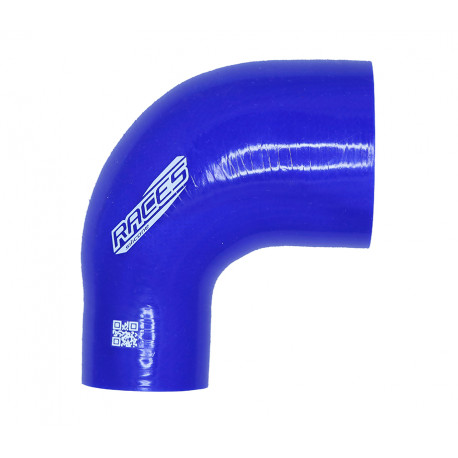 Kolená 90° redukčné Silikónové redukčné koleno RACES Silicone 90° , 51mm (2") na 76mm (3") | race-shop.sk