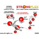 Strongflex Polyuretánové silentbloky silentblok - Strongflex predného spodného ramena SPORT | race-shop.sk