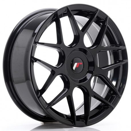 Hliníkové disky Japan Racing JR18 18x7,5 ET25-40 BLANK, Glossy Black | race-shop.sk