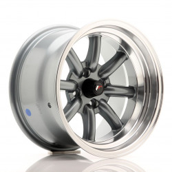 Japan Racing JR19 15x9 ET-13 4x100 Gun Metal
