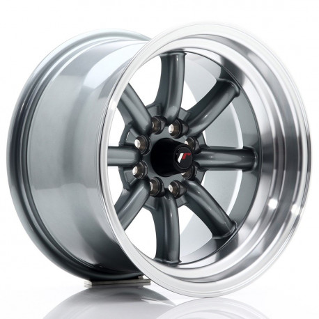 Hliníkové disky Japan Racing JR19 15x9 ET-13 4x100/114 Gun Metal | race-shop.sk