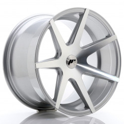 Japan Racing JR20 19x11 ET25-40 5H BLANK, Silver Machined