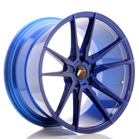 Hliníkové disky Japan Racing JR21 20x11 ET20-30 5H BLANK, Platinum Blue | race-shop.sk
