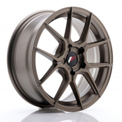 Japan Racing JR30 17x7 ET20-40 5H BLANK, Matt Bronze