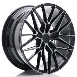 Japan Racing JR38 19x8,5 ET35-45 5H BLANK, Black Brushed w/Tinted Face