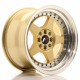 Hliníkové disky Japan Racing JR6 16x9 ET20 4x100/108 Gold w/Machined Lip | race-shop.sk