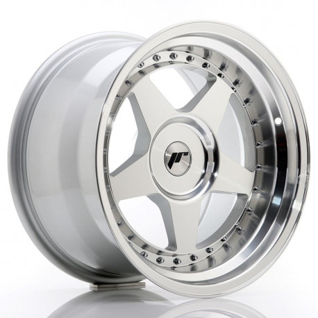 Hliníkové disky Japan Racing JR6 17x10 ET0-20 BLANK, Silver Machined | race-shop.sk