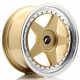Hliníkové disky Japan Racing JR6 18x8,5 ET20-40 BLANK, Gold w/Machined Lip | race-shop.sk