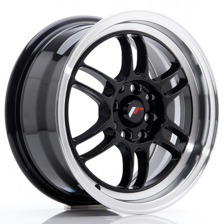 Hliníkové disky Japan Racing JR7 15x7 ET38 4x100/114 Glossy Black | race-shop.sk