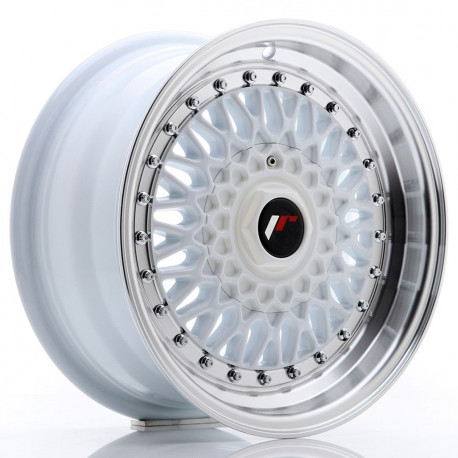 Hliníkové disky Japan Racing JR9 15x7 ET20 4x100/108 White w/Machined Lip | race-shop.sk