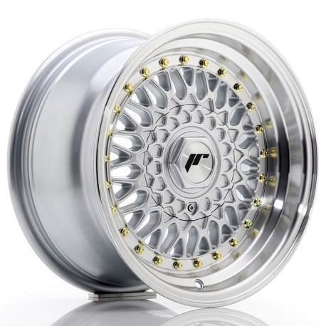 Hliníkové disky Japan Racing JR9 15x8 ET20 4x100/108 Silver w/Machined Lip | race-shop.sk