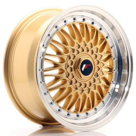 Hliníkové disky Japan Racing JR9 17x7,5 ET35 5x100/114 Gold w/Machined Lip | race-shop.sk