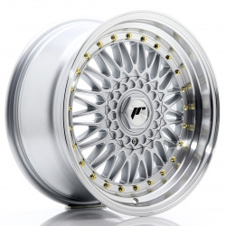 Japan Racing JR9 17x8,5 ET20-35 BLANK, Silver w/Machined Lip